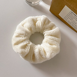 Желтая Старая Ткань  Плюшевые эластичные аксессуары для волос, для девочек или женщин, резинка для волос / резинки для волос, старое кружево, 100~120 мм