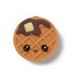 Седло Коричневый Силиконовые бусины, печенье, фокусные бусы, седло коричневый, 27.5x11.5 мм, отверстие : 2.8 мм