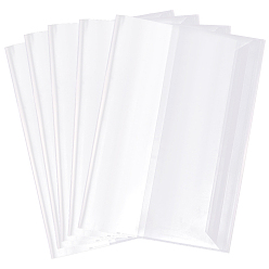 Прозрачный 10шт. пластиковые обложки для книг, прямоугольные, прозрачные, 380x268x0.1~0.2 мм