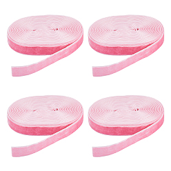 Pink Одного лица бархотка, для подарочной упаковки, оформление партии, розовые, 5/8 дюйм (15 мм)