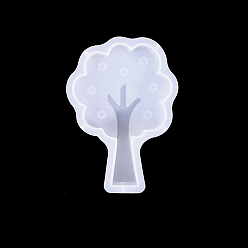 Белый Силиконовые формы для свечей своими руками, для изготовления свечей, дерево, белые, 109x77x23 мм