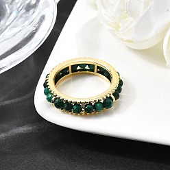 Малахит Оригинальный дизайн 925 кольца из стерлингового серебра, с натуральным малахитом, реальный 18 k позолоченный, 5.5 мм, внутренний диаметр: 18 мм