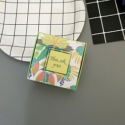 Лист Квадратная бумага с принтом, коробка для упаковки мыла ручной работы, шкатулка для драгоценностей, лист, 7.5x7.5x3 см