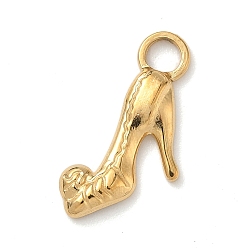 Shoes 304 подвески из нержавеющей стали, без кадмия, без никеля и без свинца, ионное покрытие (ip), высоком каблуке обуви, 21.5x12x2.5 мм, отверстие : 3.5 мм