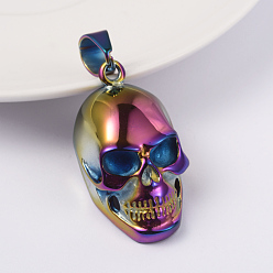 Другой Цвет 316 l хирургические подвески из нержавеющей стали, череп, 42x23x18 мм, отверстие : 7x12 мм