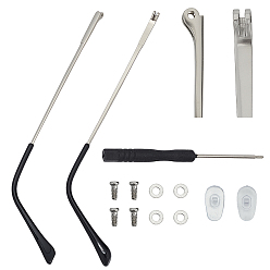 Платина Аксессуары для ножек очков из сплава, с находкой tr смолы, замена дужек оправы очков, платина, 135x35x5 мм