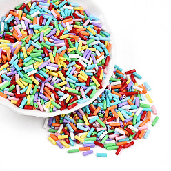 (52) Непрозрачная лаванда Стеклянные бусины из запекаемого стекла с закрученным стержнем, разноцветные, 6~7.5x2 мм, отверстие : 0.8~0.9 мм, Около 11250 шт / фунт