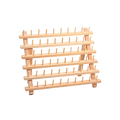 Цвет Древесины 60 подставка для катушек с вышивкой, держатель стойки, деревесиные, 158x400x300 мм