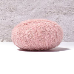 Pink Пряжа из шерсти и полиэстера, для ткачества, вязание крючком, розовые, 0.5 мм, 200м/моток