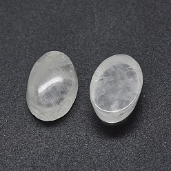 Хрусталь Кристалл кабошоны природного кварца, овальные, 19.5~20x14.5~15x6~7 мм