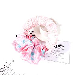 Лавандовый румянец Бигуди для волос с резинкой для волос из мягкого шелка без тепла для женщин, ободок для завивки волос без нагрева, лавандовый румянец, 180x150 мм