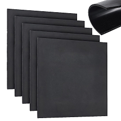 Черный Резиновая подкладка, прямоугольные, основание для ролика рефрижераторного волнового колеса, чёрные, 200x200x6 мм