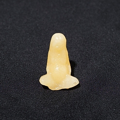 Топаз Нефрит Украшение дисплея скульптуры из нефрита из натурального топаза, для домашнего офисного стола, богиня гея, 37 мм