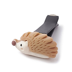 Hedgehog Зажимы для вентиляционных отверстий автомобиля из смолы, внутренняя отделка автомобиля, с магнитным ферромарганцевым железом и пластиковым зажимом, еж, 16x27.5x34.5 мм