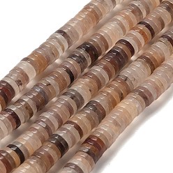 Другие Кварцы Природного кварца нитей бисера, диск, Heishi бусы, 6x1.5 мм, отверстие : 0.6 мм, около 239 шт / нитка, 15.28~15.35'' (38.8~39 см)