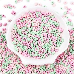 (52) Непрозрачная лаванда Непрозрачные акриловые бусины, арахис, разноцветные, 6.5x4x3 мм, отверстие : 1.5 мм, Около 9998 шт / 500 г