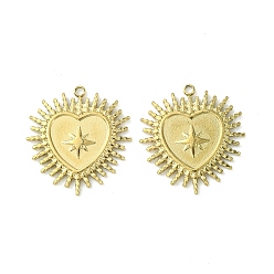 Настоящее золото 14K 304 оправа кабошон нержавеющая под эмаль, Сердце звездочкой, реальный 14 k позолоченный, 22.5x20.5x1.8 мм, отверстие : 1.5 мм