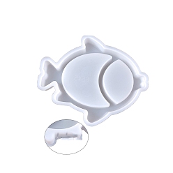 Fish Силиконовые формы для подставки под пищевые продукты, формы для литья смолы, рыба, 162x139x22 мм