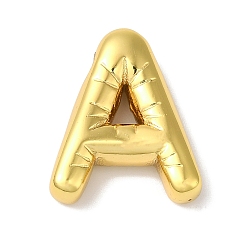 Letter A Ионное покрытие (ip) 304 подвески из нержавеющей стали, буквенное очарование, буква a, 20x17x5 мм, отверстие : 2.5x2 мм