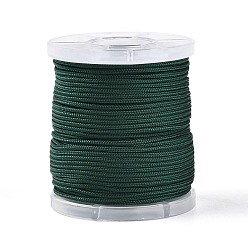 Темно-серый 25м нейлоновый шнур с китайским узлом, для изготовления ювелирных изделий, круглые, темно-серый, 1 мм, около 27.34 ярдов (25 м) / рулон