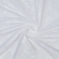 Белый 3м полиэстеровая сетчатая кружевная ткань, для аксессуаров одежды, белые, 1600x0.1 мм