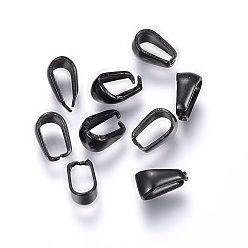 Electrophoresis Black 304 Защелкивающиеся дужки из нержавеющей стали с ионным покрытием (IP), электрофорез черный, 7x5x4 мм, внутренний: 6x3 mm