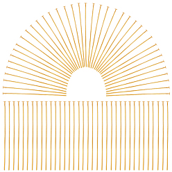 Золотой 600шт. фурнитура для ювелирных изделий, латунные шпильки с плоской головкой, золотые, 50x0.75~0.8 мм, 20 датчик, Руководитель: 2 mm