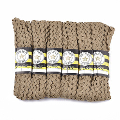 Перу Ленты из полипропиленового волокна, форма волны, Перу, 7~8 мм, 15 двор / пачка, 6 расслоения / мешок