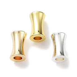 (52) Непрозрачная лаванда Экологичные латунные бусины, без кадмия и без свинца, бамбук совместное, разноцветные, 10x6 мм, отверстие : 3 мм