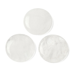 Хрусталь Кристалл кабошоны природного кварца, плоско-круглые, 20~23x3.5~5 мм