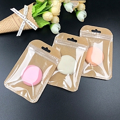 Цвет Древесины 50 прямоугольные пластиковые подарочные пакеты с застежкой-молнией, самозапечатывающиеся повторно закрывающиеся мешочки для хранения часов с ручкой-брелком, деревесиные, 11x7 см