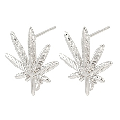 Платина Изделия из латуни, без кадмия, без никеля и без свинца, с петлей, лист, платина, 19.5x17 мм, отверстие : 1.4 мм, штифты : 0.8x11.5 мм