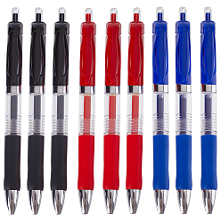 (52) Непрозрачная лаванда 9шт 3 цвета пластиковые ручки-роллеры, авторучки гель, 0.5 мм сверхтонкая ручка для письма, разноцветные, 150x16x11 мм, 3 шт / цвет