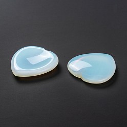 Opalite Opalite Massage, Heart, for Face to Lift, Decrease Puffiness and Tighten, 39~40x39.5~40x7~8mm