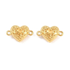 Heart 304 Stainless Steel Magnetic Clasps with Loops, Round Hole, Ion Plating(IP), Long-Lasting Plated, Heart, 9x14x6mm, Hole: 1.2mm, Fit for 1mm Rhinestone
