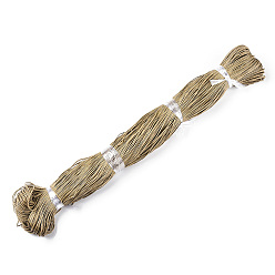 Светло-коричневый Вощеный хлопок шнур, загар, 1 мм, о 360 ярд / пучок (330 м / пучок)