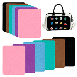 (52) Непрозрачная лаванда 12шт. прямоугольная фетровая ткань, швейная фурнитура для поделок, разноцветные, 320x249x3 мм