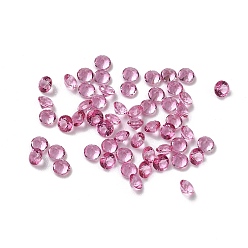 Топаз Ограненные кабошоны натурального розового топаза, алмаз, 3x1.8 мм