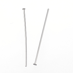 Нержавеющая Сталь Цвет Устойчивы к потускнению 304 штифты из нержавеющей стали с плоской головкой, цвет нержавеющей стали, 30x0.7 мм, Руководитель: 1.5 mm