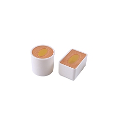 Белый Пластиковые коробки для салфеток миниатюрные украшения, аксессуары для домашнего кукольного домика с микро-ландшафтом, притворяясь опорными украшениями, белые, 15x14 мм