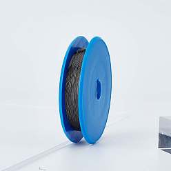 Черный Цвет Металла Круглая медная проволока, для изготовления ювелирных изделий, металлический черный , 28 датчик, 0.3 мм, около 393.7 футов (120 м) / рулон