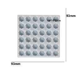Квадрат Подвески квадратной формы, сделай сам, пищевая силиконовая форма, формы для литья смолы, для уф-смолы, изготовление изделий из эпоксидной смолы, квадратный, 93x93x5 мм
