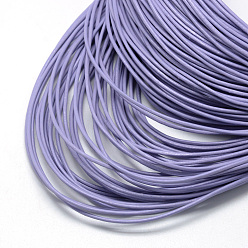 Medium Purple Spray Painted Cowhide Leather Cords, Medium Purple, 2.0mm, about 100yards/bundle(300 feet/bundle)