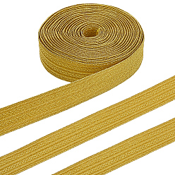 Темно-Золотистый 5 лента из полиэстера в ярдах, аксессуары для одежды, темные золотарник, 5/8 дюйм (16 мм)