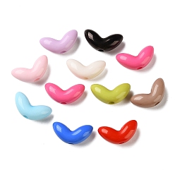 Лист Непрозрачные акриловые бусины, лист, 12x23x8.5 мм, отверстие : 3.5 мм, Около 381 шт / 500 г