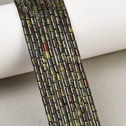 Dragon Blood Natural Dragon Blood Beads Strands, Column, 4x2mm, Hole: 0.8mm, about 102pcs/strand, 15.75''(40cm)