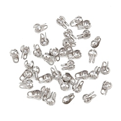 Платина Латунной шариковой советы, Калотте заканчивается, крышка раскладушки, без кадмия, без никеля и без свинца, платина, 4x2 мм, отверстие : 1 мм, внутренний диаметр: 2 мм