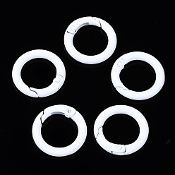 Белый Окрашенные распылением пружинные кольца из экологически чистого сплава, уплотнительные кольца, защелкивающееся кольцо, без кадмия, без никеля и без свинца, белые, 25x4 мм