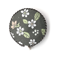 Светло-зеленый Коричневый Тканевая рулетка, мягкая выдвижная швейная рулетка, для тела, шитье, оливковый, 53x12 мм