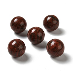 Sesame Jasper Natural Sesame Jasper/Kiwi Jasper Beads, No Hole/Undrilled, Round, 25~25.5mm
